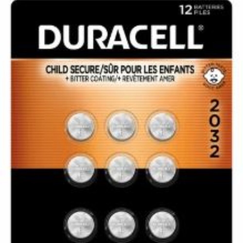 Duracell Child Secure Lithium 2032 Coin Batteries